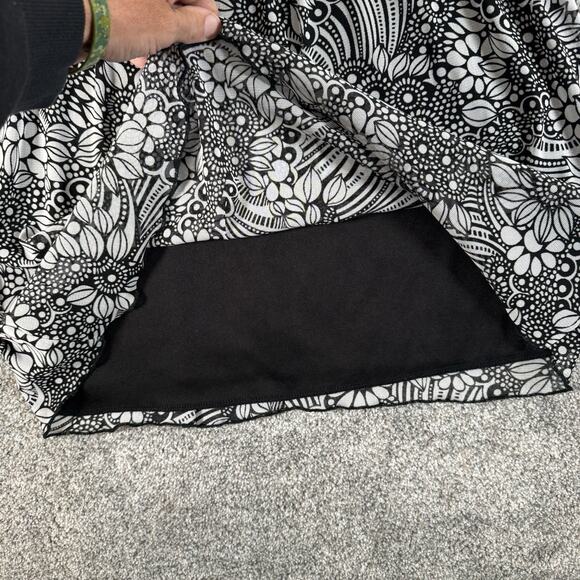 Apostrophe XL Blouse Fairy Grunge Retro 60s Mod Flowy Dark Romantic Whimsigoth - Picture 7 of 12